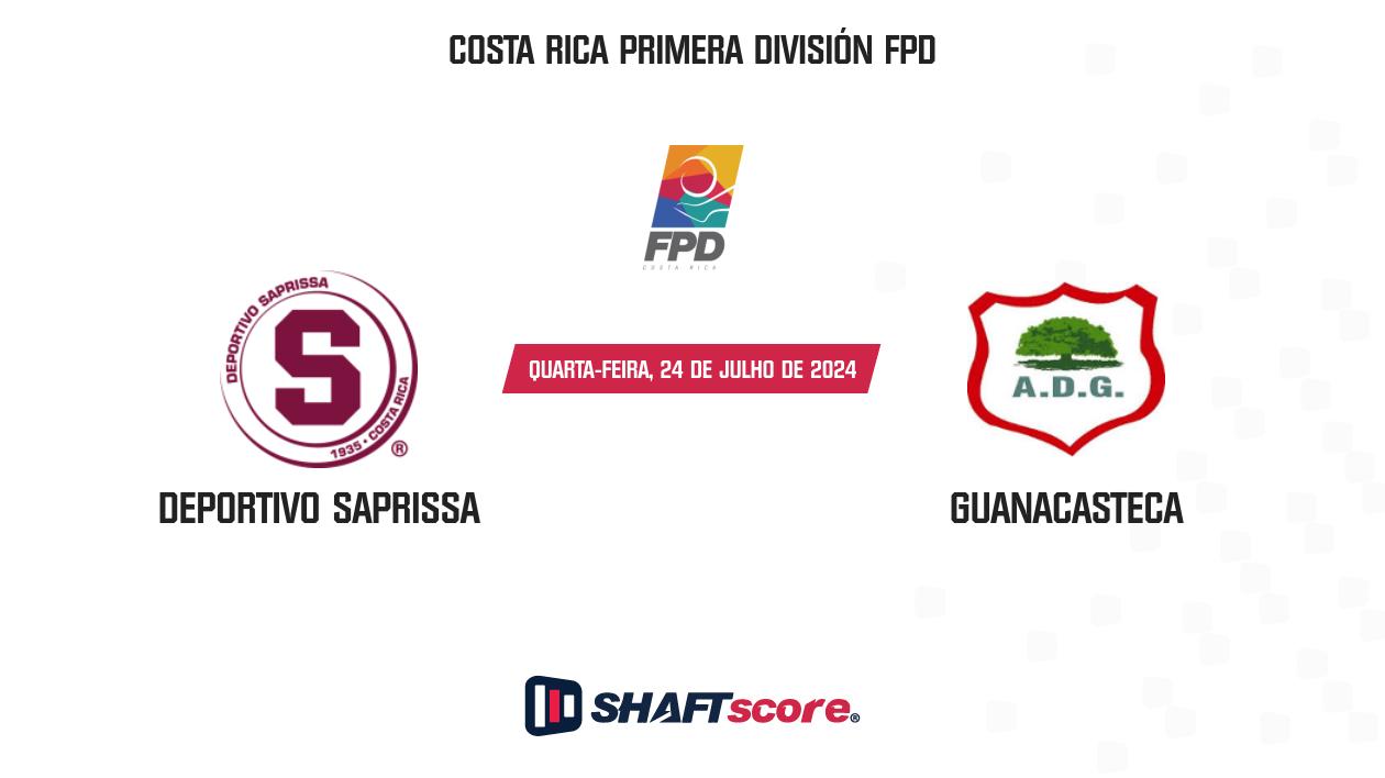 Palpite: Deportivo Saprissa vs Guanacasteca