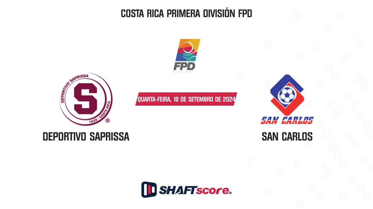 Palpite: Deportivo Saprissa vs San Carlos