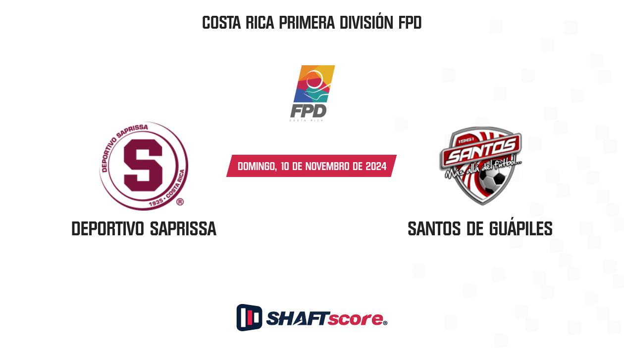 Palpite: Deportivo Saprissa vs Santos de Guápiles