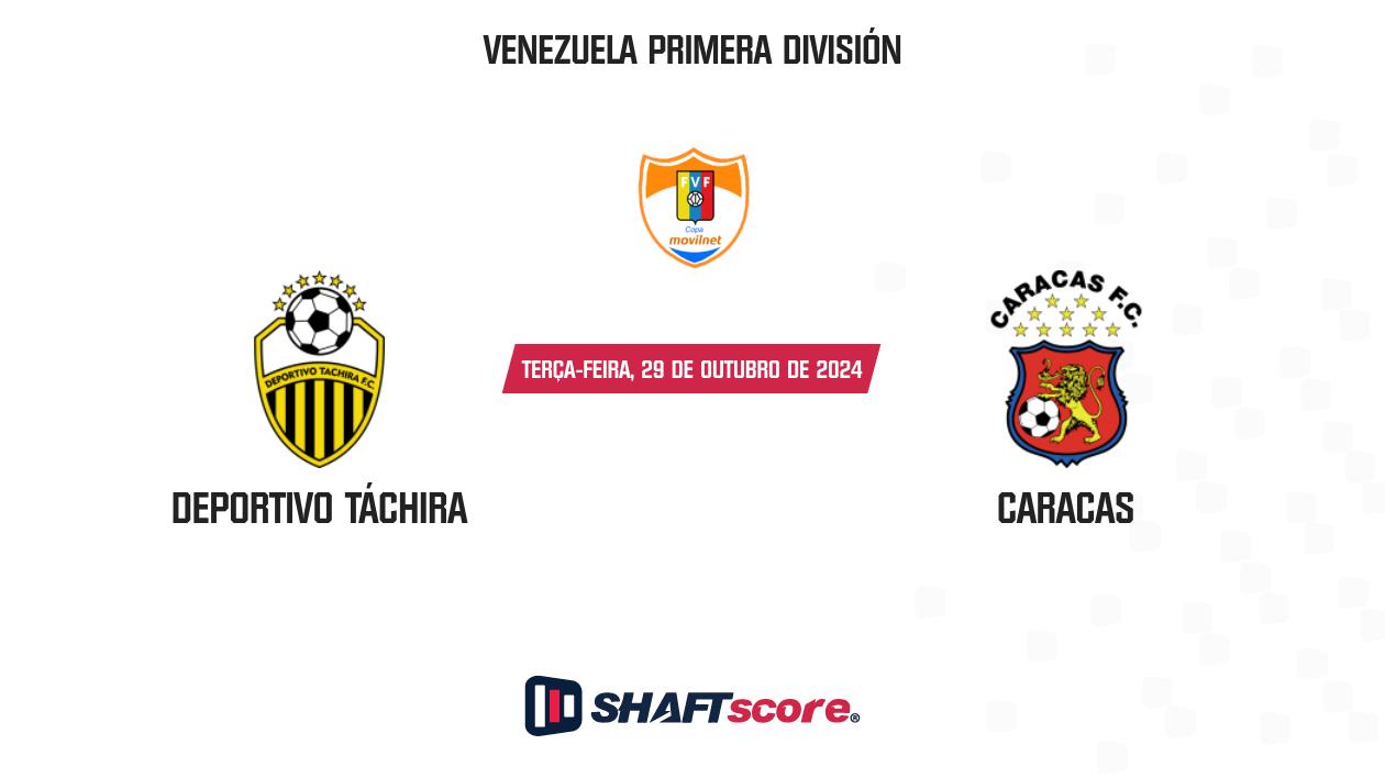 Palpite: Deportivo Táchira vs Caracas