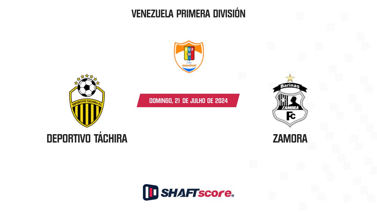 Palpite: Deportivo Táchira vs Zamora