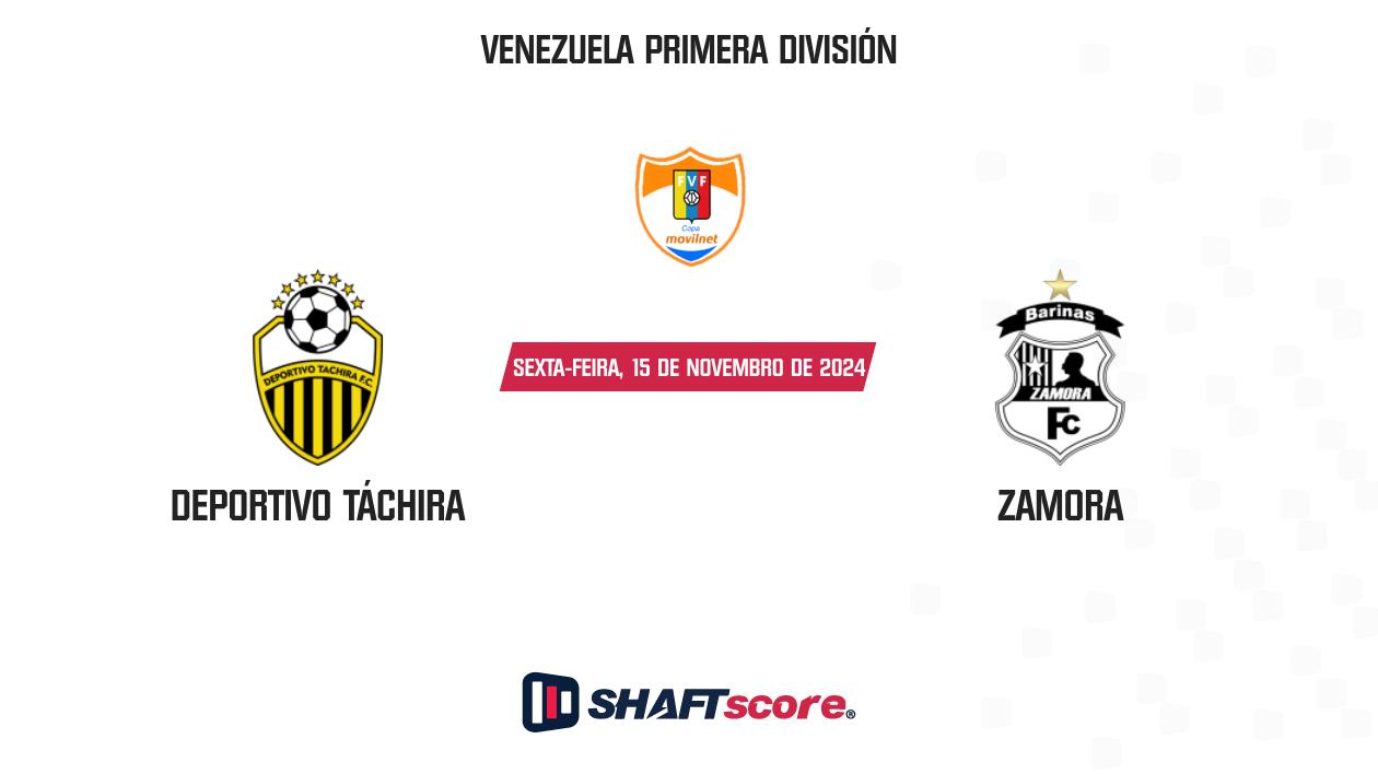 Palpite: Deportivo Táchira vs Zamora