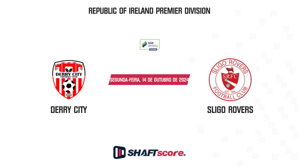 Palpite: Derry City vs Sligo Rovers