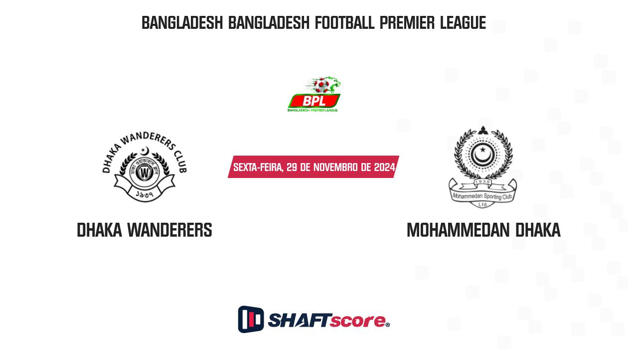 Palpite: Dhaka Wanderers vs Mohammedan Dhaka