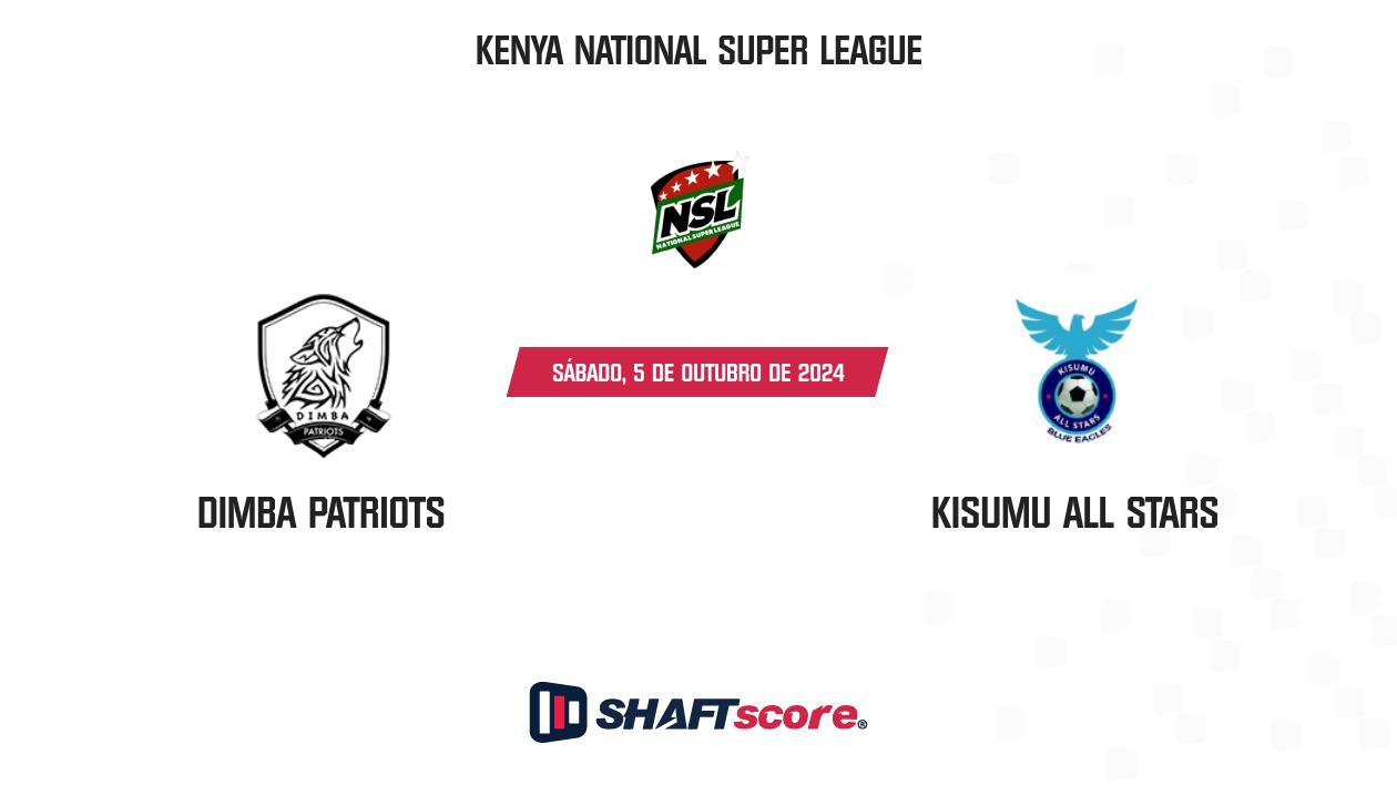 Palpite: Dimba Patriots vs Kisumu All Stars