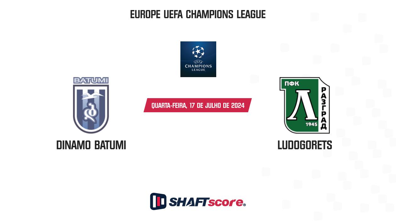 Palpite: Dinamo Batumi vs Ludogorets