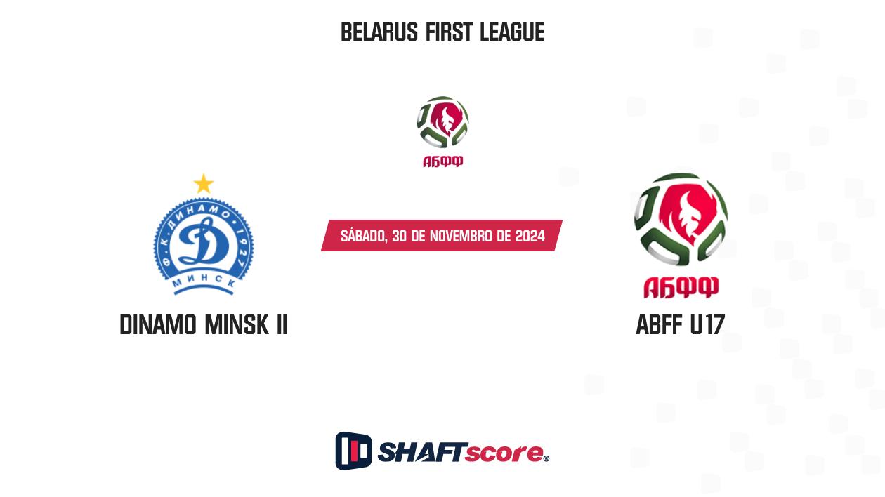 Palpite: Dinamo Minsk II vs ABFF U17