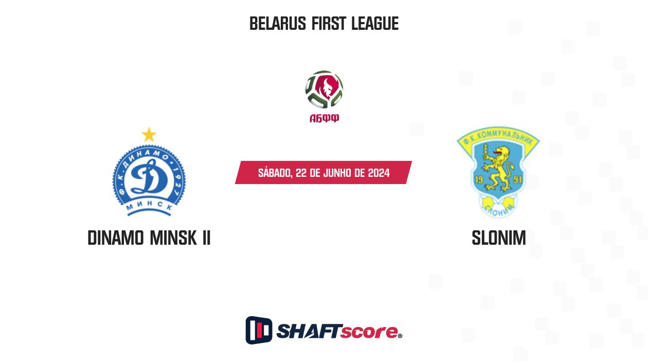 Palpite: Dinamo Minsk II vs Slonim