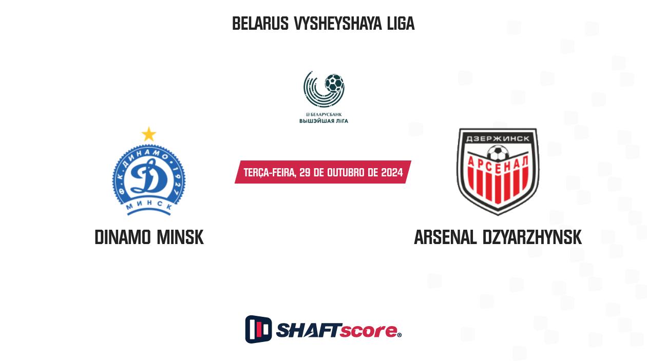 Palpite: Dinamo Minsk vs Arsenal Dzyarzhynsk