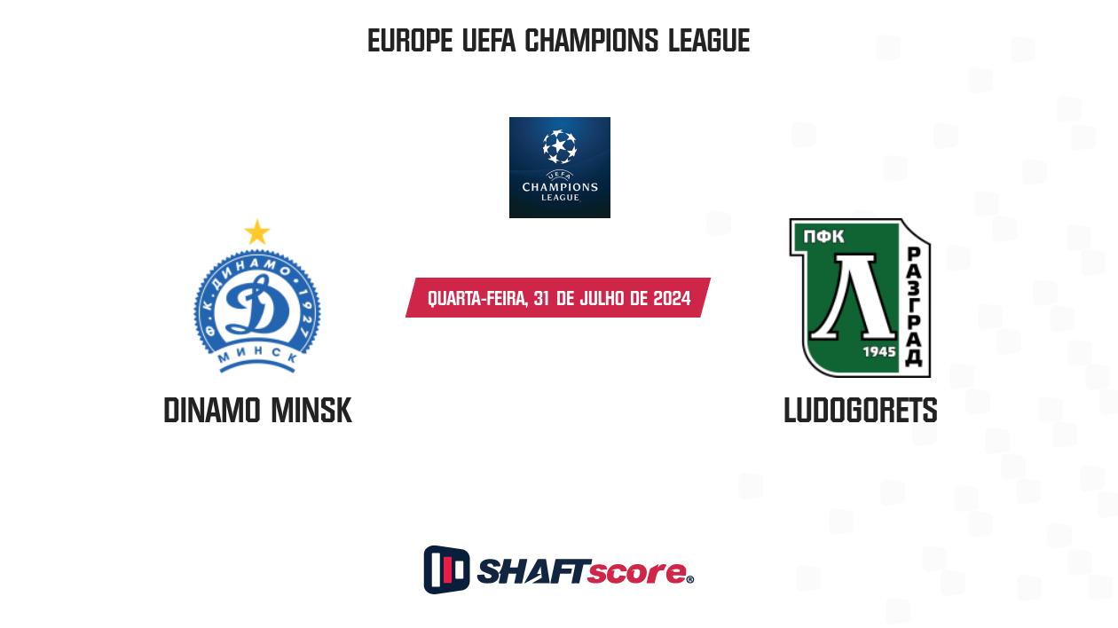 Palpite: Dinamo Minsk vs Ludogorets