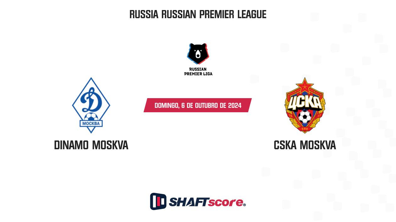 Palpite: Dinamo Moskva vs CSKA Moskva