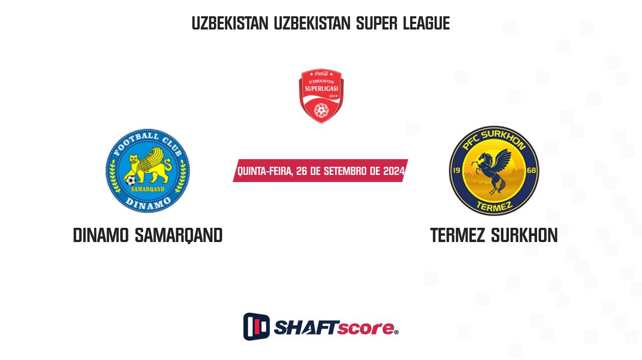 Palpite: Dinamo Samarqand vs Termez Surkhon