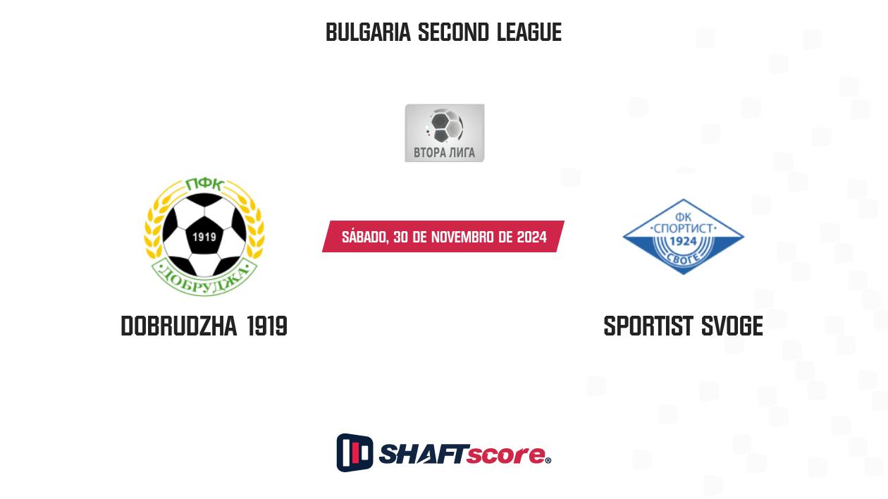 Palpite: Dobrudzha 1919 vs Sportist Svoge