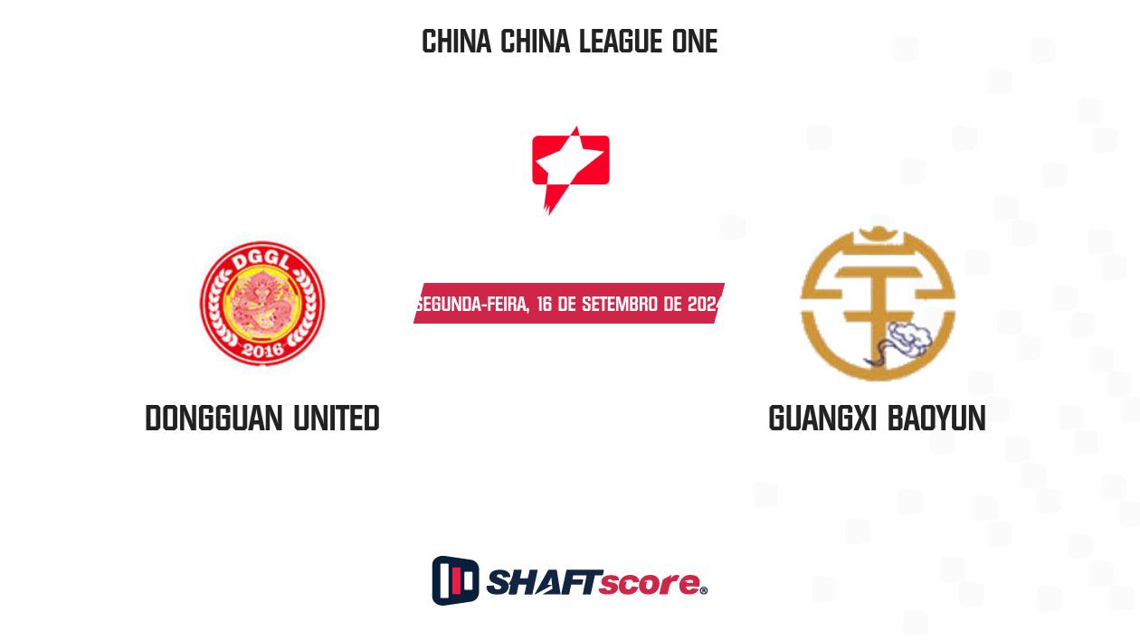 Palpite: Dongguan United vs Guangxi Baoyun