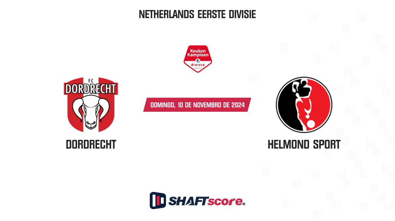 Palpite: Dordrecht vs Helmond Sport