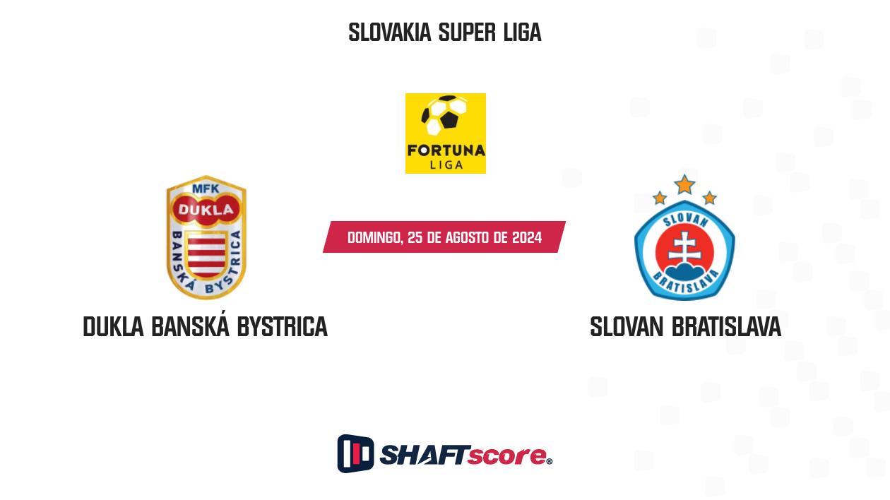 Palpite: Dukla Banská Bystrica vs Slovan Bratislava