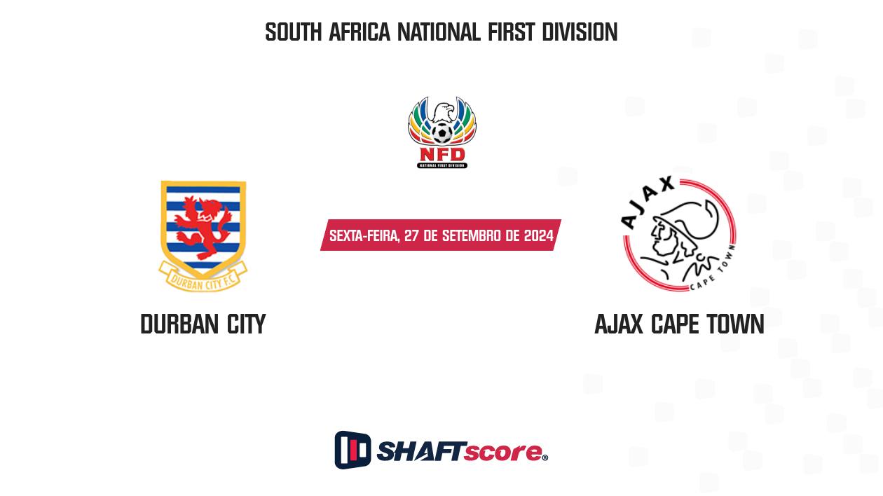 Palpite: Durban City vs Ajax Cape Town