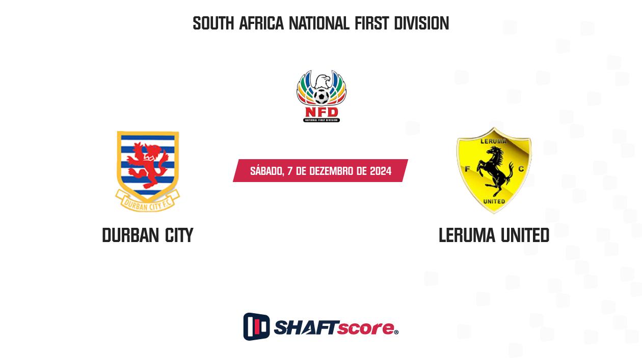 Palpite: Durban City vs Leruma United