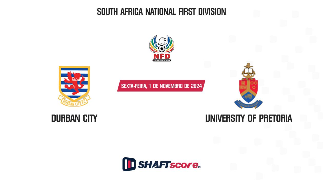 Palpite: Durban City vs University of Pretoria