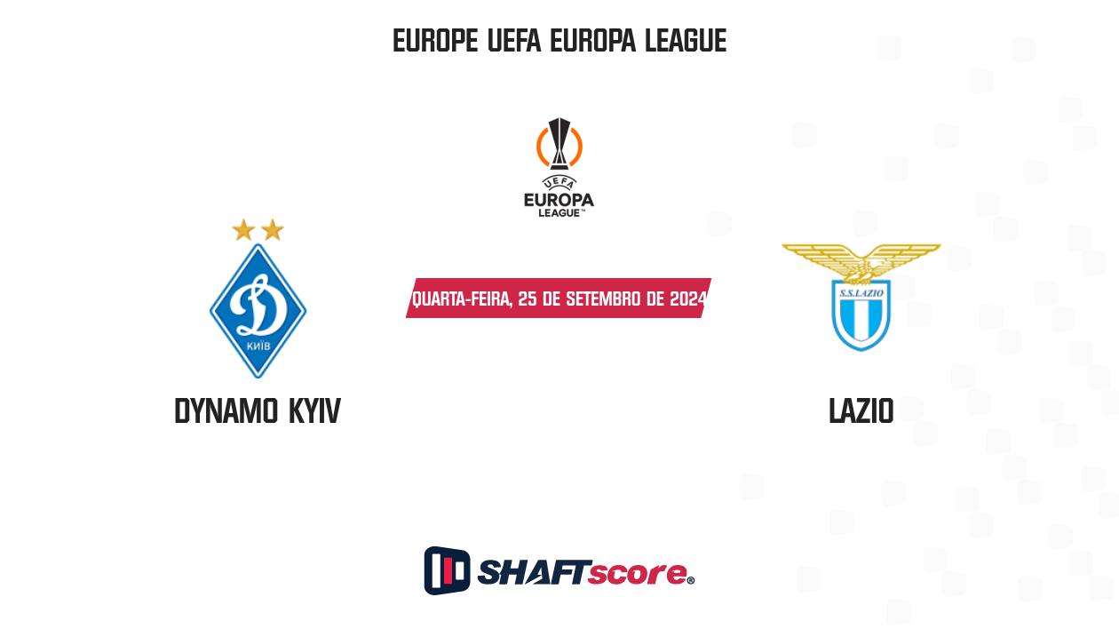 Palpite: Dynamo Kyiv vs Lazio