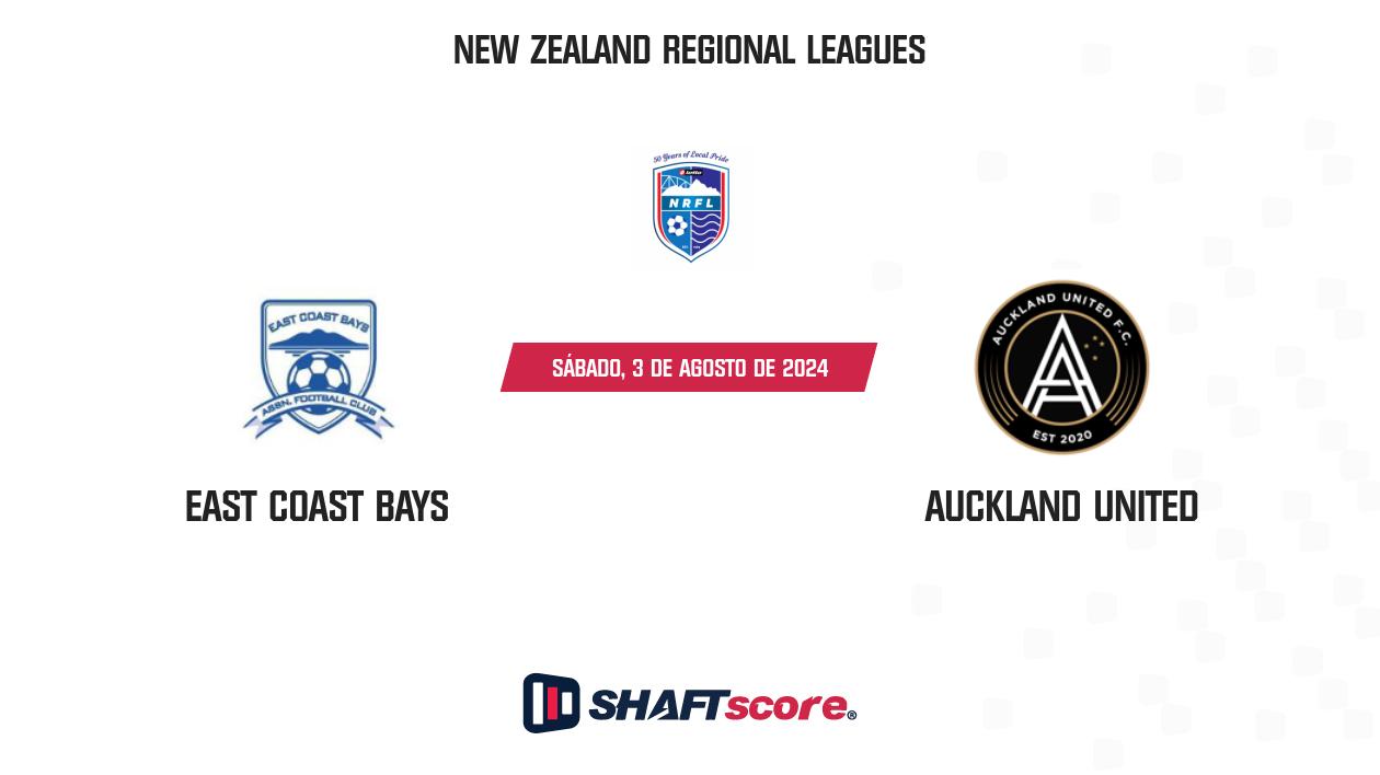 Palpite: East Coast Bays vs Auckland United