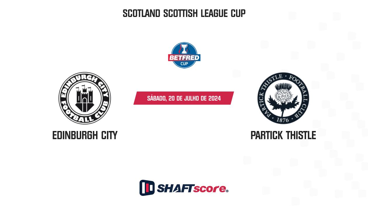 Palpite: Edinburgh City vs Partick Thistle