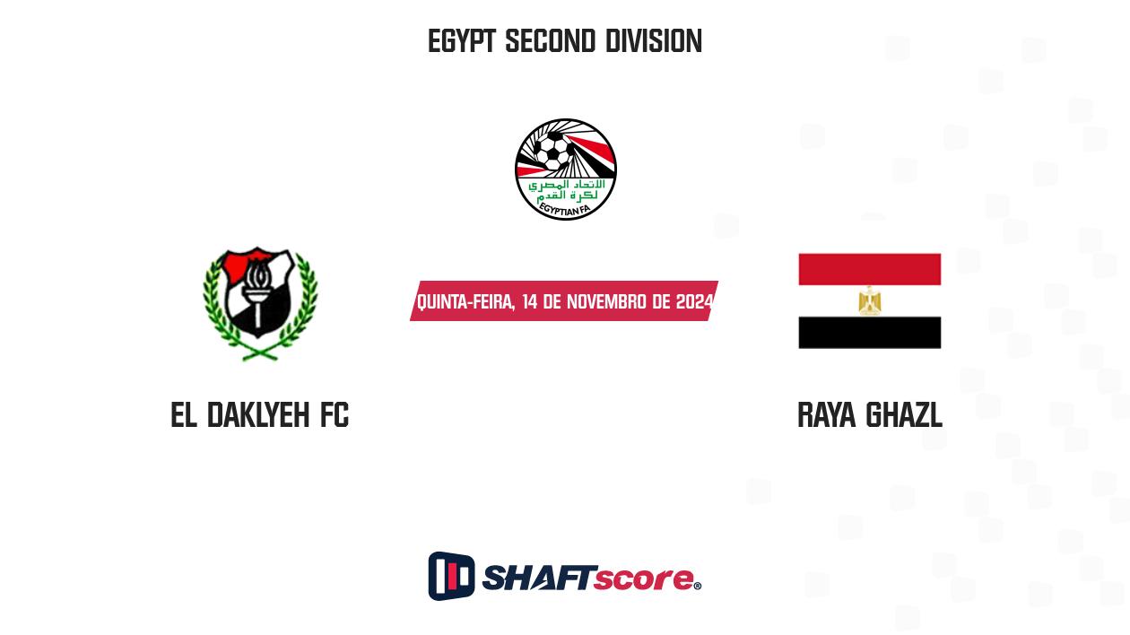 Palpite: El Daklyeh FC vs Raya Ghazl