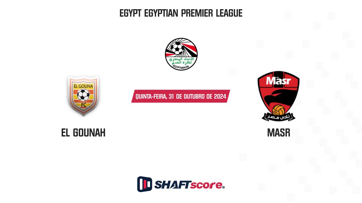 Palpite: El Gounah vs Masr