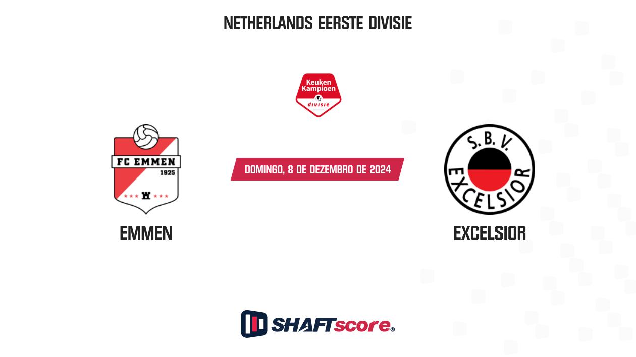 Palpite: Emmen vs Excelsior