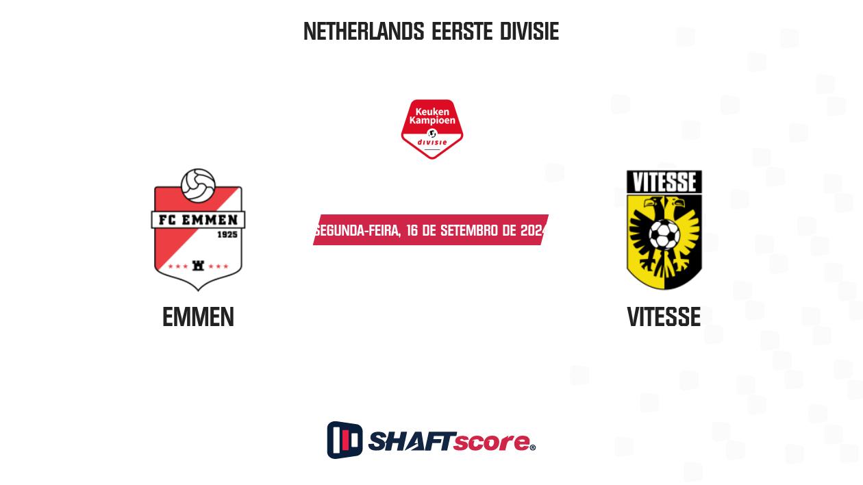 Palpite: Emmen vs Vitesse