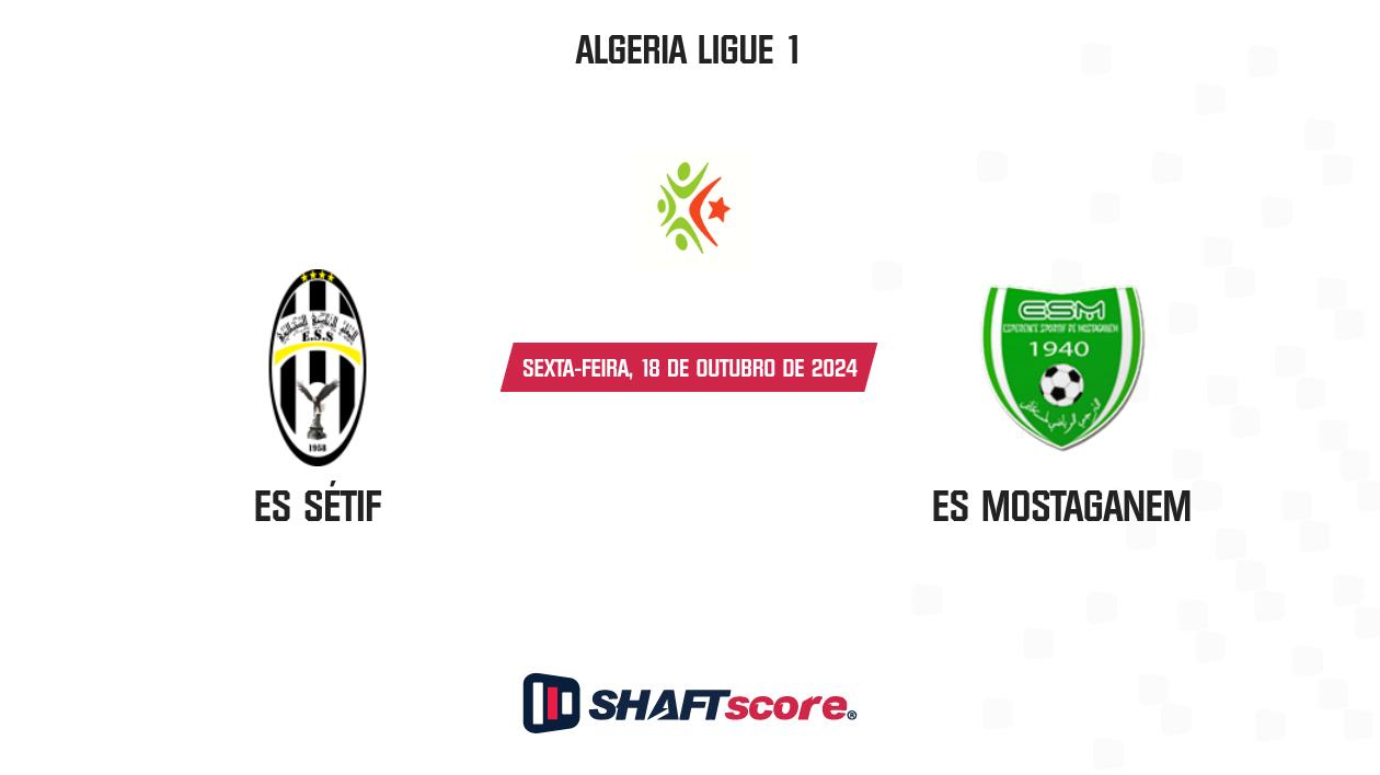 Palpite: ES Sétif vs ES Mostaganem