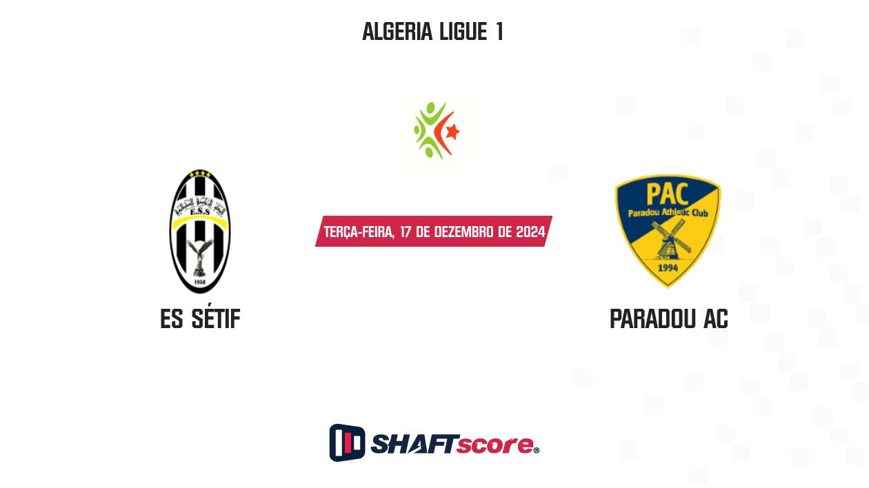 Palpite: ES Sétif vs Paradou AC