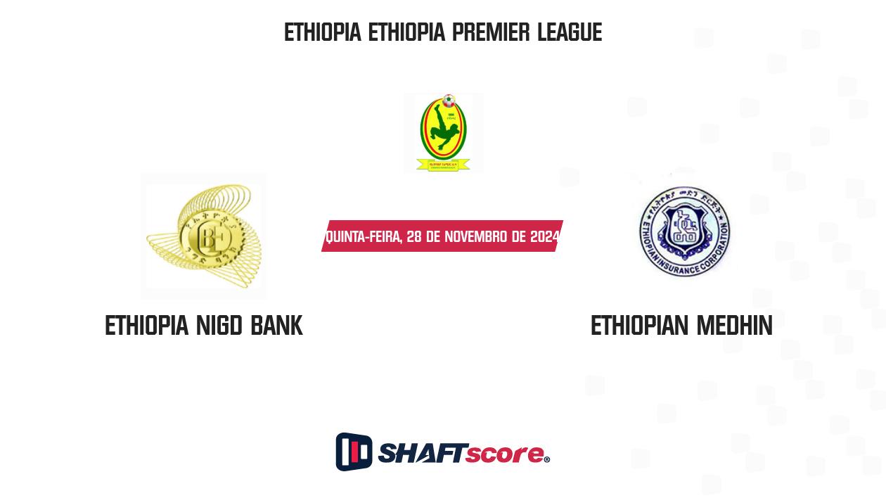 Palpite: Ethiopia Nigd Bank vs Ethiopian Medhin