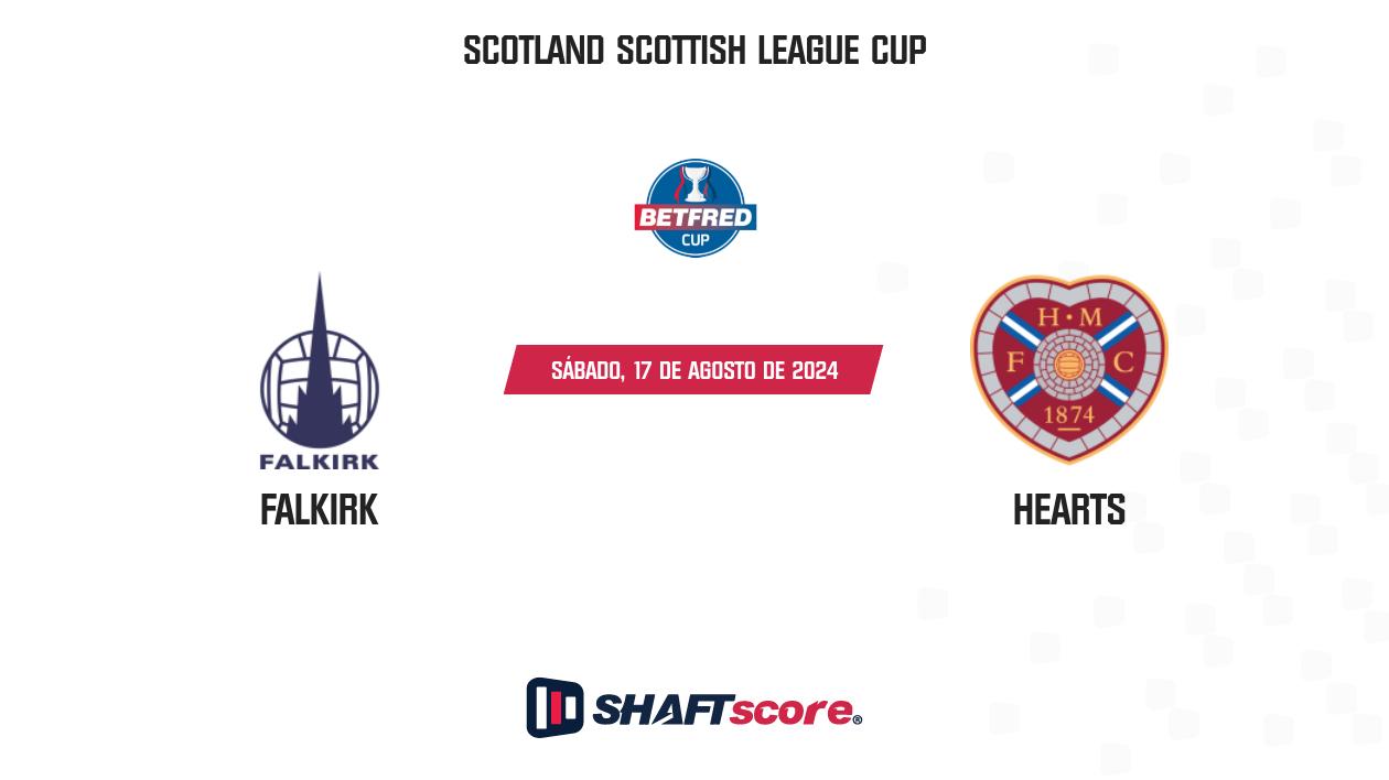 Palpite: Falkirk vs Hearts