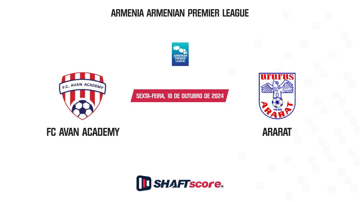 Palpite: FC Avan Academy vs Ararat