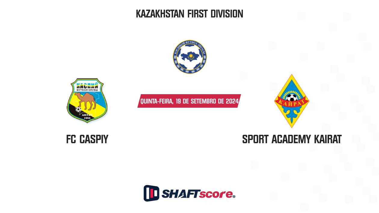 Palpite: FC Caspiy vs Sport Academy Kairat