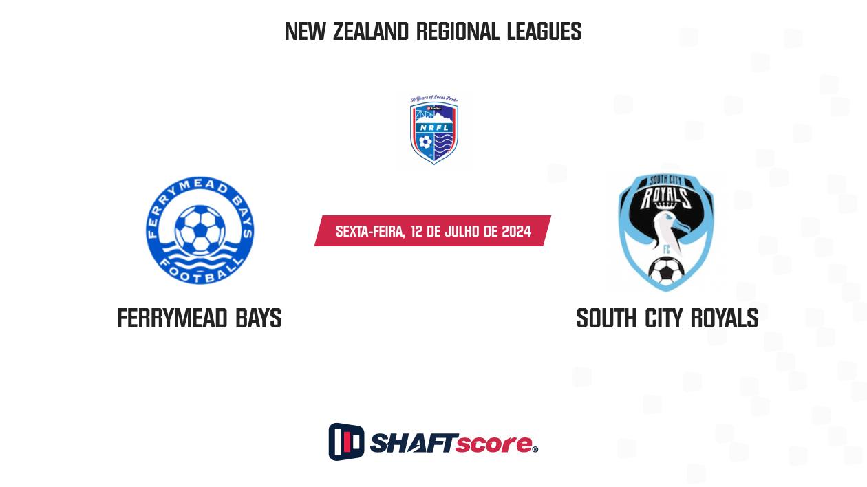 Palpite: Ferrymead Bays vs South City Royals