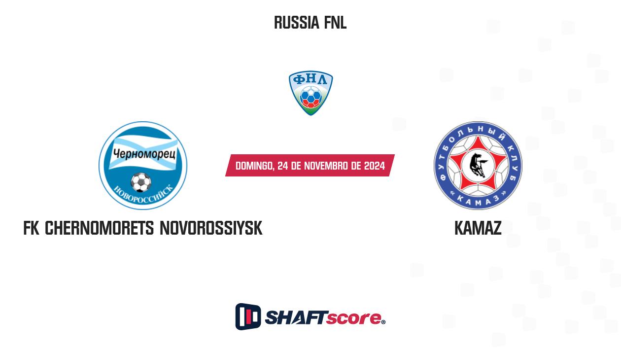 Palpite: FK Chernomorets Novorossiysk vs KAMAZ