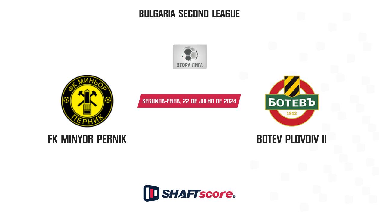 Palpite: FK Minyor Pernik vs Botev Plovdiv II