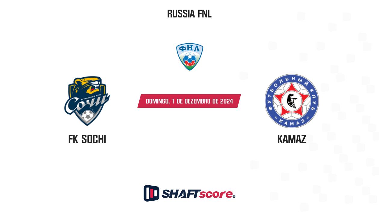 Palpite: FK Sochi vs KAMAZ