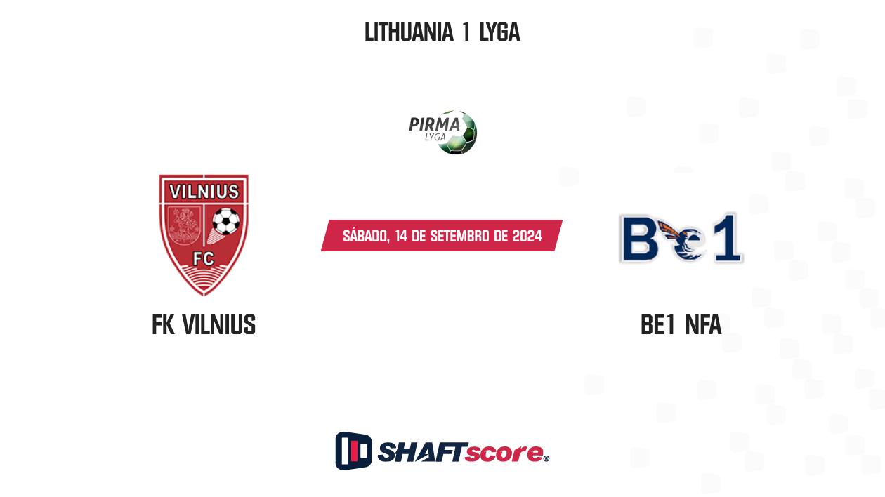 Palpite: FK Vilnius vs Be1 NFA