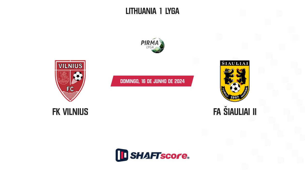 Palpite: FK Vilnius vs FA Šiauliai II