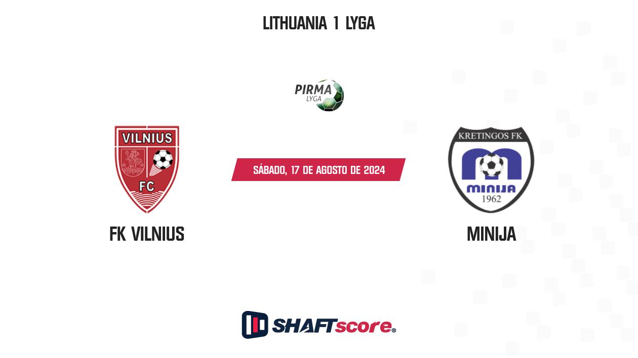 Palpite: FK Vilnius vs Minija