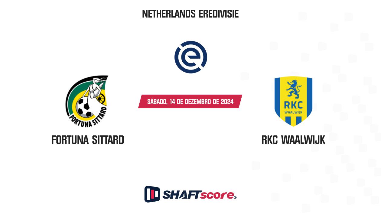 Palpite: Fortuna Sittard vs RKC Waalwijk