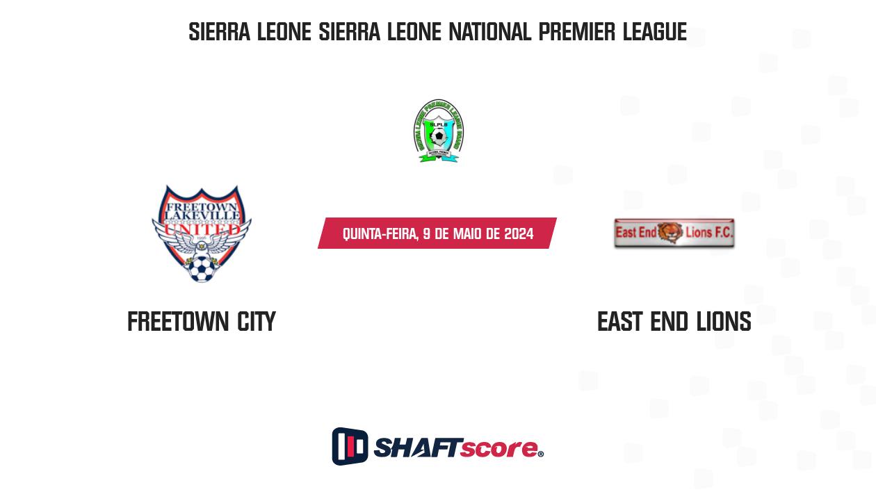 Palpite: Freetown City vs East End Lions
