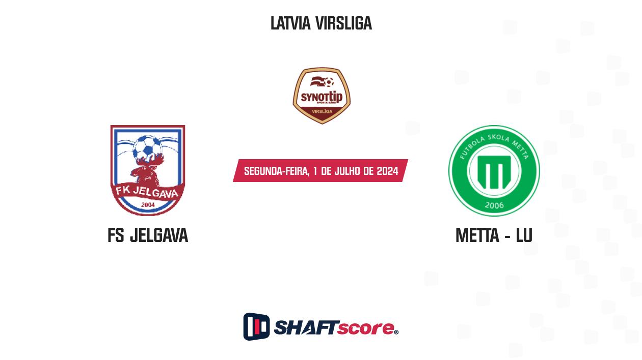 Palpite: FS Jelgava vs Metta - LU