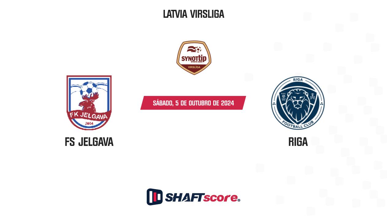 Palpite: FS Jelgava vs Riga