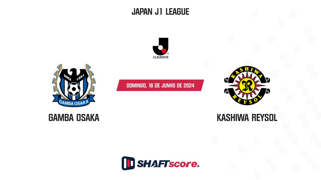 Palpite: Gamba Osaka vs Kashiwa Reysol