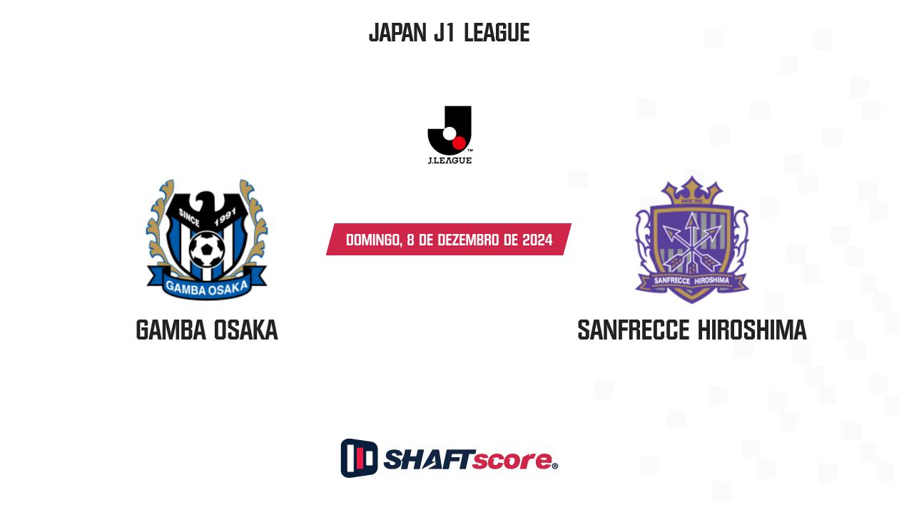 Palpite: Gamba Osaka vs Sanfrecce Hiroshima