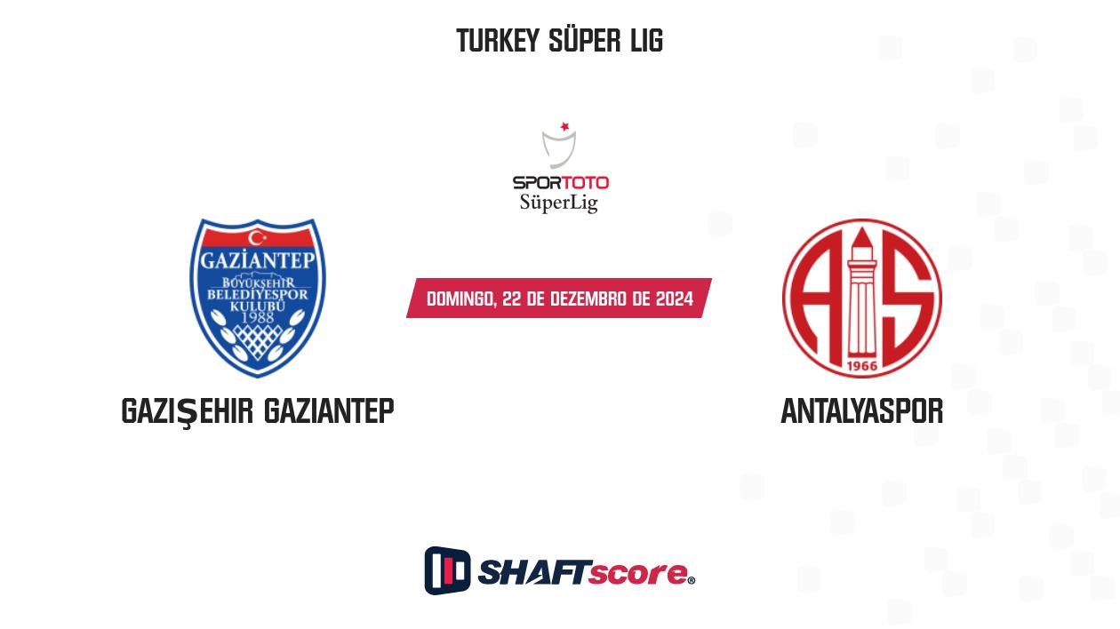 Palpite: Gazişehir Gaziantep vs Antalyaspor